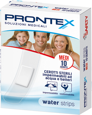CEROTTO PRONTEX WATER STRIPS MEDIO 10 PEZZI - Farmacia Mastrangelo 