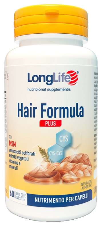 LONGLIFE HAIR FORMULA PLUS 60 TAVOLETTE - Farmacia Mastrangelo 