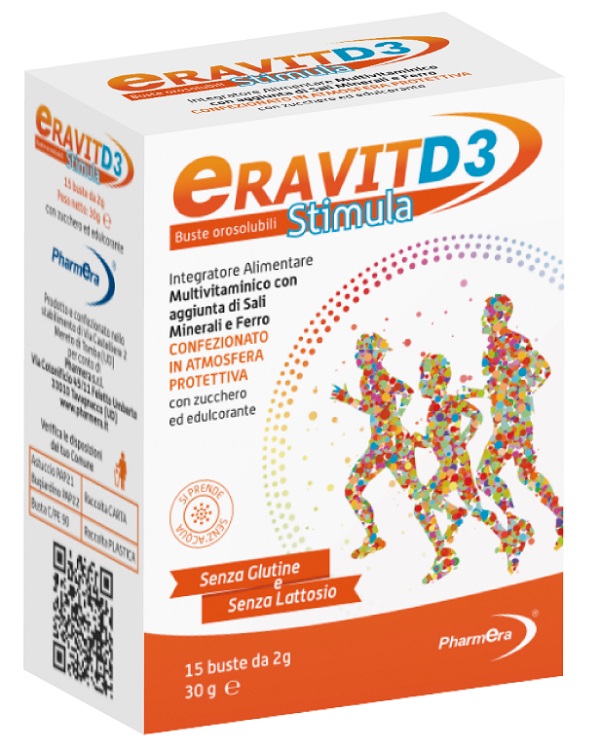 ERAVIT D3 STIMULA 15 BUSTINE STICK PACK 2 G - Farmacia Mastrangelo 
