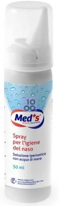 SPRAY MEDS IPERTONICO ACQUA NASO 50 ML - Farmacia Mastrangelo 