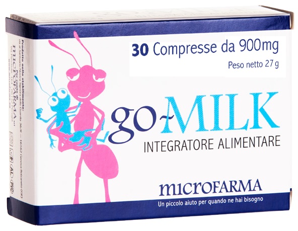GO-MILK 30 COMPRESSE - Farmacia Mastrangelo 