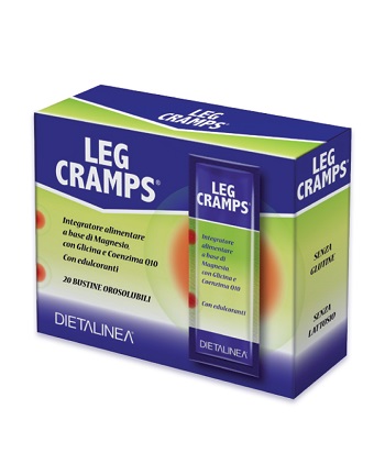LEG CRAMPS 20 BUSTINE OROSULUBILI DIETALINEA 25 G - Farmacia Mastrangelo 