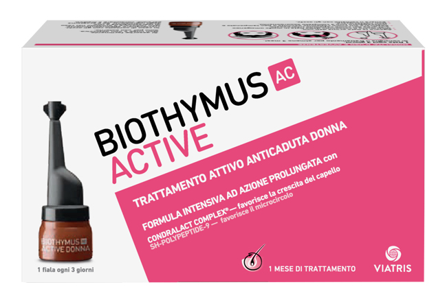 BIOTHYMUS AC ACTIVE TRATTAMENTO ATTIVO ANTICADUTA DONNA 10 FIALE - Farmacia Mastrangelo 