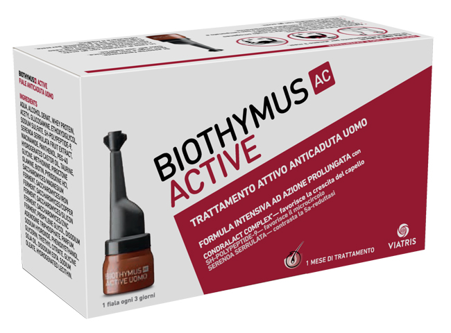 BIOTHYMUS AC ACTIVE TRATTAMENTO ATTIVO ANTICADUTA UOMO 10 FIALE 3,5 ML - Farmacia Mastrangelo 