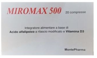 MIROMAX 500 20 COMPRESSE - Farmacia Mastrangelo 
