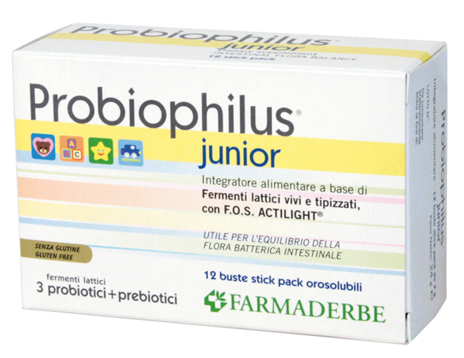 PROBIOPHILUS JUNIOR 12B BUSTE - Farmacia Mastrangelo 