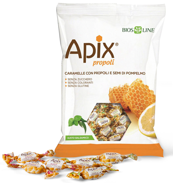 APIX PROPOLI CARAMELLA BALSAMICA 50 G BIOSLINE - Farmacia Mastrangelo 