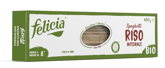 FELICIA BIO RISO INTEGRALE SPAGHETTI 400 G - Farmacia Mastrangelo 