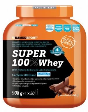 SUPER100% WHEY SMOOTH CHOCOLATE 908 G - Farmacia Mastrangelo 