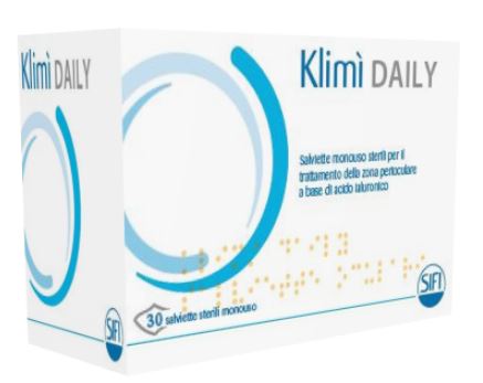 KLIMI' DAILY 30 SALVIETTINE DETERGENTI MONOUSO STERILI PER L'IGIENE OCULARE - Farmacia Mastrangelo 