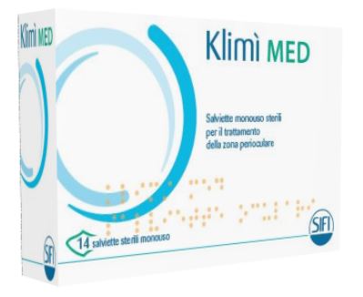 KLIMI' MED 14 SALVIETTINE DETERGENTI MONOUSO STERILI PER L'IGIENE OCULARE - Farmacia Mastrangelo 