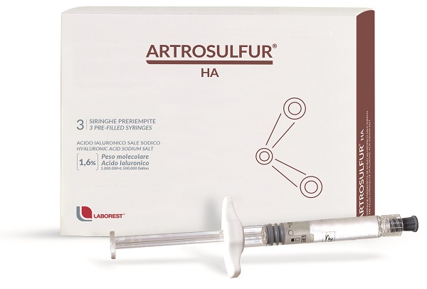 SIRINGA INTRA-ARTICOLARE ARTROSULFUR HA ACIDO IALURONICO 1,6% 2 ML 3 PEZZI - Farmacia Mastrangelo 