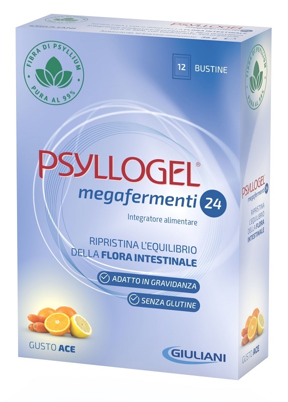 PSYLLOGEL MEGAFERMENTI 24 ACE 12 BUSTE 3 G - Farmacia Mastrangelo 