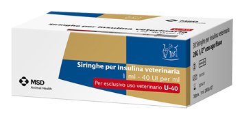 SIRINGA INSULINA USO VETERINARIO MSD-AH 30 SIRINGHE 40 UI/ML - Farmacia Mastrangelo 