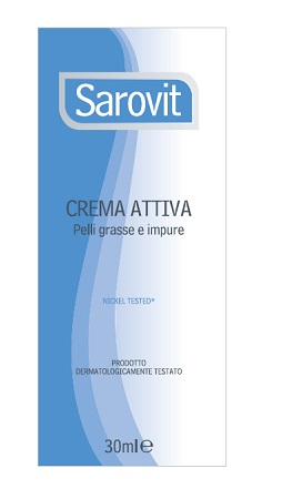 SAROVIT CREMA PELLI GRASSE/IMPURE 30 ML - Farmacia Mastrangelo 