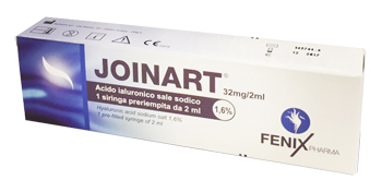 SIRINGA INTRA-ARTICOLARE JOINART ACIDO IALURONICO 1,6% 2 ML 3 PEZZI - Farmacia Mastrangelo 