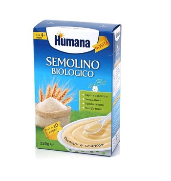 HUMANA SEMOLINO BIOLOGICO 230 G - Farmacia Mastrangelo 
