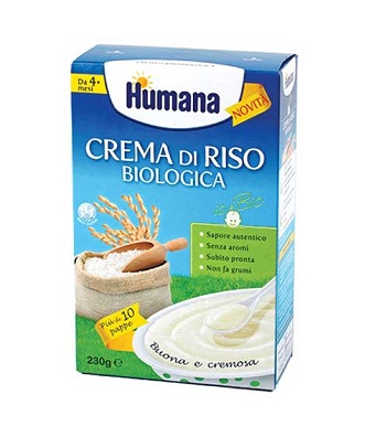 HUMANA CREMA DI RISO BIOLOGICO 230 G - Farmacia Mastrangelo 