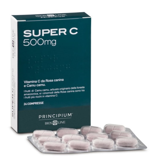 PRINCIPIUM SUPER C 500 24 COMPRESSE 24,2 G - Farmacia Mastrangelo 