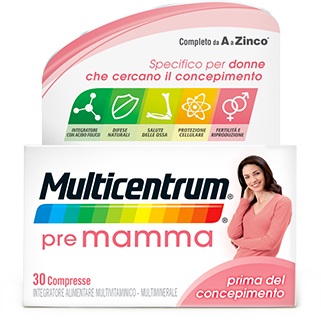 MULTICENTRUM PRE MAMMA 30 COMPRESSE - Farmacia Mastrangelo 