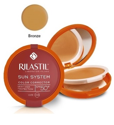 RILASTIL SUN SYSTEM PHOTO PROTECTION THERAPY SPF50+ COMPATTO BRONZE 10 ML - Farmacia Mastrangelo 