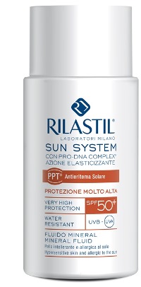 RILASTIL SUN SYSTEM PHOTO PROTECTION THERAPY SPF50+ FLUIDO MINERAL 50 ML - Farmacia Mastrangelo 