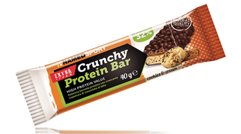 CRUNCHY PROTEINBAR COOKIES & CREAM 1 PEZZO 40 G - Farmacia Mastrangelo 