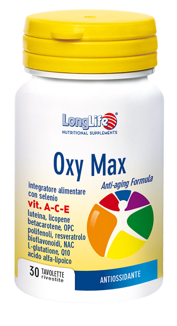 LONGLIFE OXY MAX 30 TAVOLETTE RIVESTITE - Farmacia Mastrangelo 