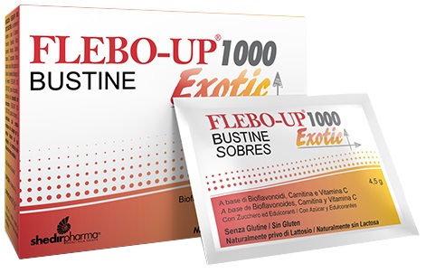 FLEBO-UP 1000 EXOTIC 18 BUSTINE - Farmacia Mastrangelo 