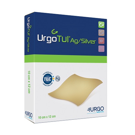 MEDICAZIONE STERILE URGOTUL AG/SILVER 10X12 CM 5 PEZZI - Farmacia Mastrangelo 
