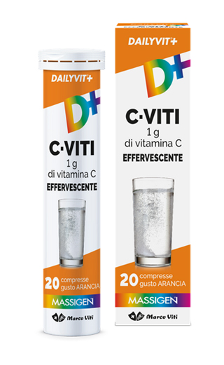 MASSIGEN VITAMINA C 1G EFFERVESCENTE 20 COMPRESSE - Farmacia Mastrangelo 