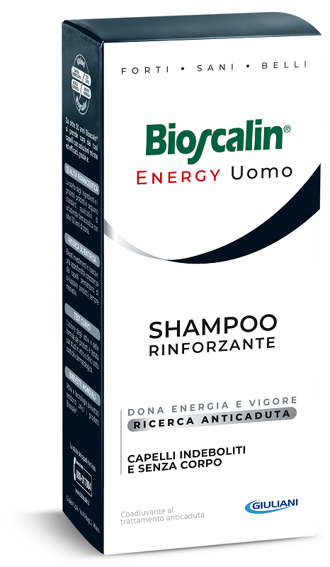 BIOSCALIN ENERGY SHAMPOO RINFORZANTE 200 ML - Farmacia Mastrangelo 