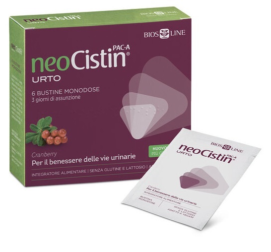 NEOCISTIN PAC A URTO 6 BUSTINE MONODOSE - Farmacia Mastrangelo 