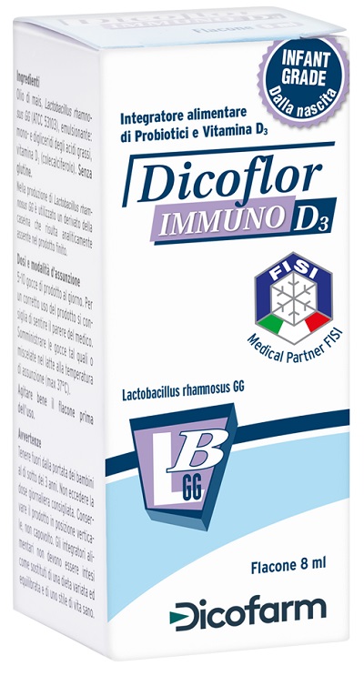 DICOFLOR IMMUNO D3 8 ML FLACONE - Farmacia Mastrangelo 