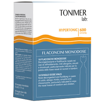 TONIMER LAB HYPERTONIC 18 FLACONCINI MONODOSE - Farmacia Mastrangelo 