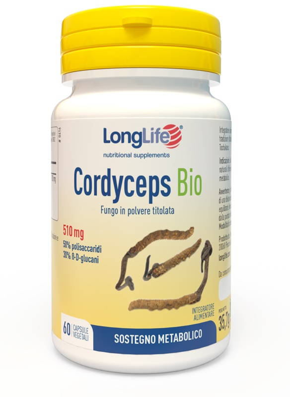LONGLIFE CORDYCEPS BIO 60 CAPSULE VEGETALI - Farmacia Mastrangelo 
