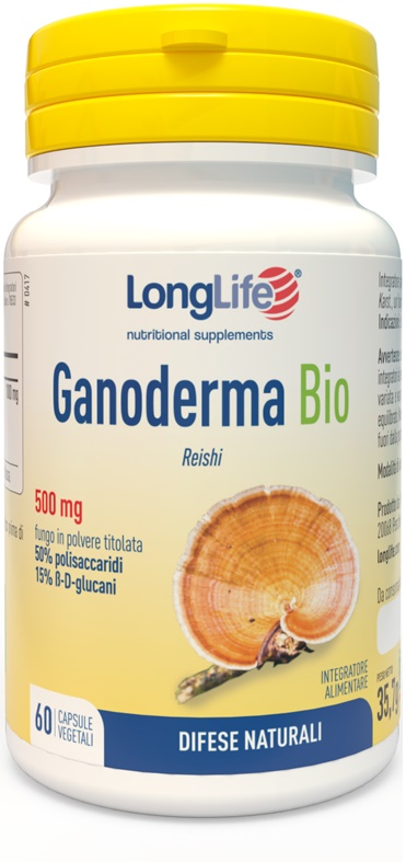 LONGLIFE GANODERMA BIO 60 CAPSULE - Farmacia Mastrangelo 