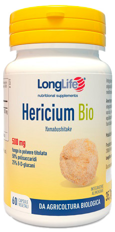 LONGLIFE HERICIUM BIO 60 CAPSULE VEGETALI - Farmacia Mastrangelo 