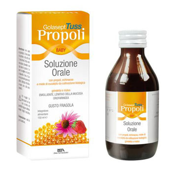 GOLASEPT TUSS PROPOLI BABY SOLUZIONE ORALE 150 ML - Farmacia Mastrangelo 