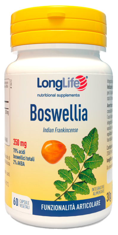 LONGLIFE BOSWELLIA 60 CAPSULE VEGETALI - Farmacia Mastrangelo 