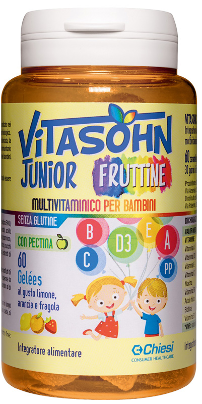 VITASOHN JUNIOR FRUTTINE 60 CARAMELLE - Farmacia Mastrangelo 
