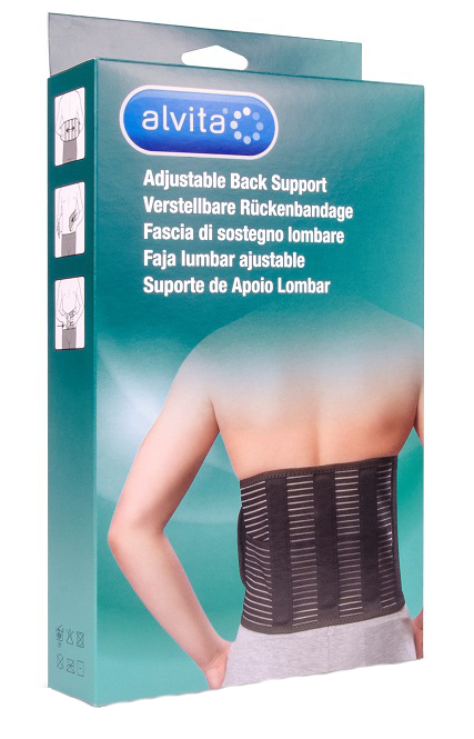 ALVITA FASCIA LOMBARE MISURA 1 CIRCONFERENZA 80-100 CM - Farmacia Mastrangelo 