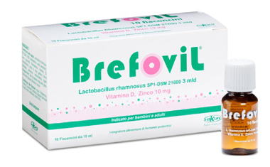 BREFOVIL 10 FLACONCINI MONODOSE DA 10 ML GUSTO LAMPONE - Farmacia Mastrangelo 