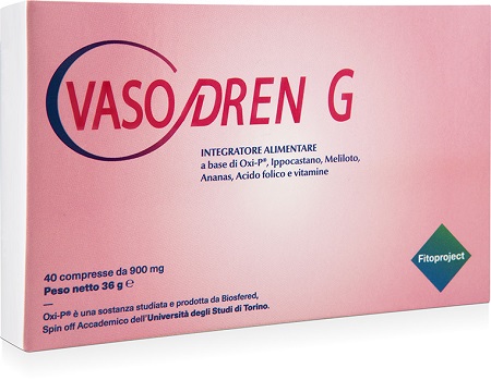 VASODREN G 40 COMPRESSE DA 900 MG - Farmacia Mastrangelo 