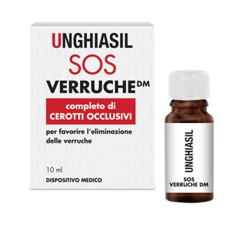 DISPOSITIVO MEDICO PER VERRUCHE IN FLACONE CON PENNELLINO 10 ML + 9 CEROTTI COPRIVERRUCA - Farmacia Mastrangelo 