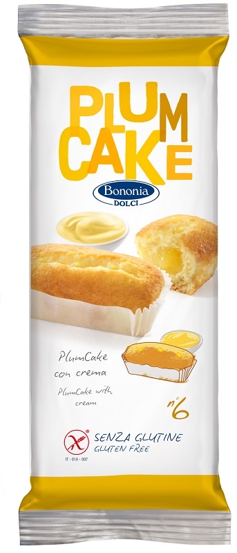 BONONIA DOLCI PLUMCAKE CON CREMA SENZA GLUTINE 6 X 45 G - Farmacia Mastrangelo 