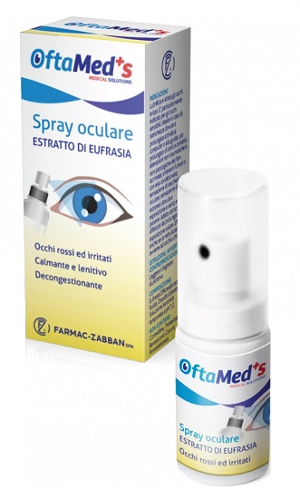 OFTAMED'S SPRAY OCULARE OCCHI ROSSI E IRRITATI ESTRATTO EUFRASIA 10 ML - Farmacia Mastrangelo 