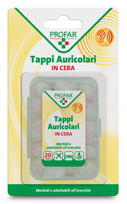 TAPPI AURICOLARI IN CERA 20 PEZZI PROFAR - Farmacia Mastrangelo 