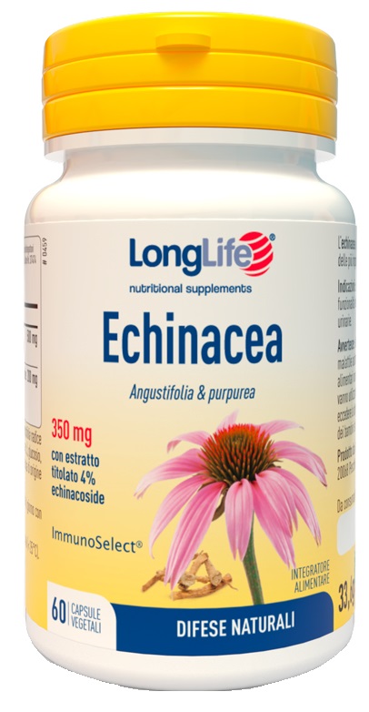 LONGLIFE ECHINACEA 60 CAPSULE VEGETALI - Farmacia Mastrangelo 