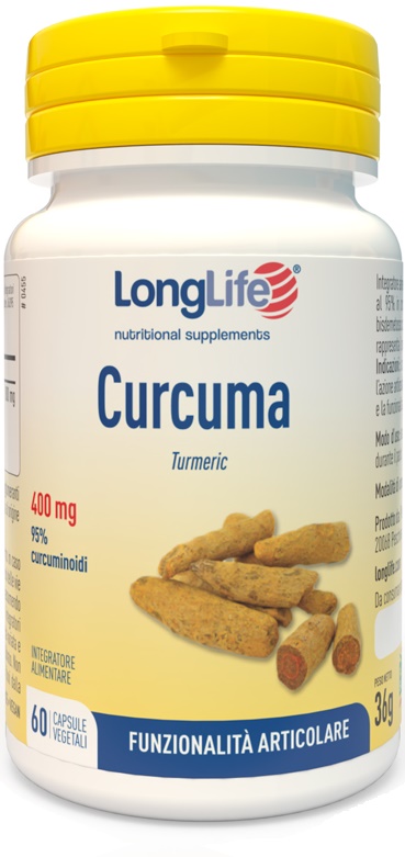 LONGLIFE CURCUMA 60 CAPSULE VEGETALI - Farmacia Mastrangelo 